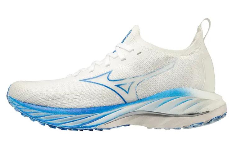 (Women) Mizuno Wave Neo Wind 'Undyed White Piece Blue' 411368-01PE