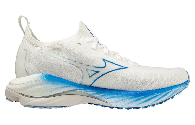 Order (W) Mizuno Wave Neo Wind 'Putih Undyed Biru Potongan' 411368-01PE