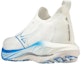 Lookbook (W) Mizuno Wave Neo Wind 'Blanco Sin Teñir Azul Piece' 411368-01PE