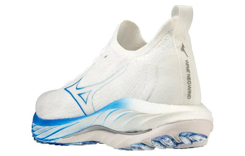 Lookbook (W) Mizuno Wave Neo Wind 'Putih Undyed Biru Potongan' 411368-01PE