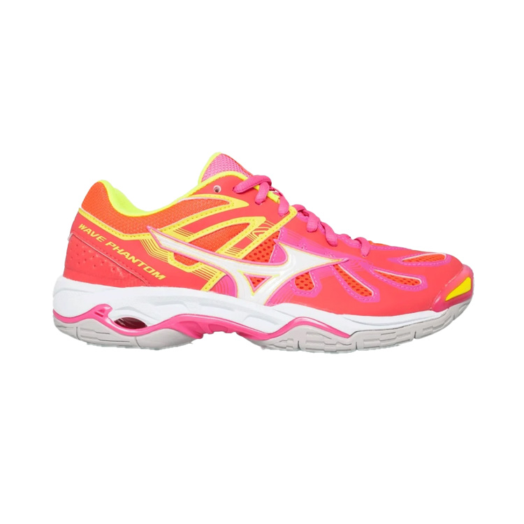 (W) Mizuno Wave Phantom Netball 'Coral White Pink' 圖 2