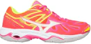Order (W) Mizuno Wave Phantom Netball ''Koralle Weiß Pink'' X1GB169316