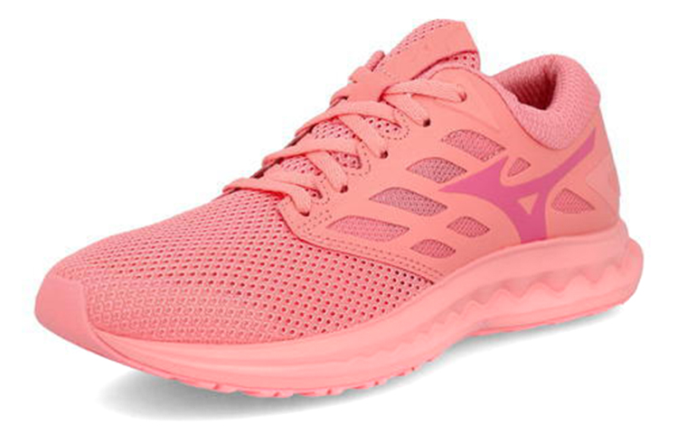 Order (W) Mizuno Wave Polaris EZ 'Zapatillas Rosas para Correr de Corte Bajo' J1GD198263