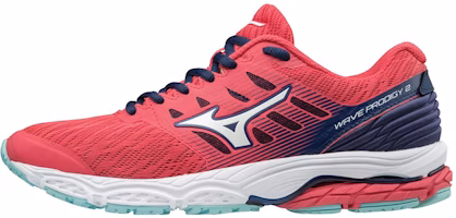 Mizuno Wave Prodigy 2 Low Tops Pink Blue White J1GD181002 Mizuno Wave Prodigy 2 Low Tops Pink Blue White J1GD181002