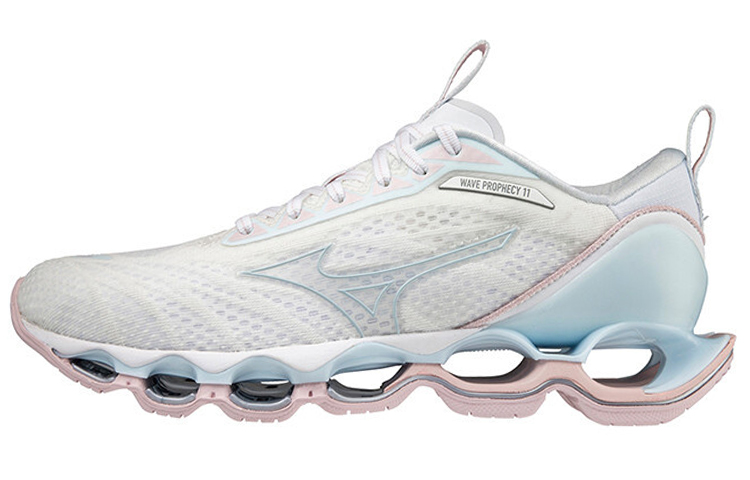 Buy (W) Mizuno Wave Prophecy 11 ''Blanc Bleu Clair Rose Clair'' J1GC220040