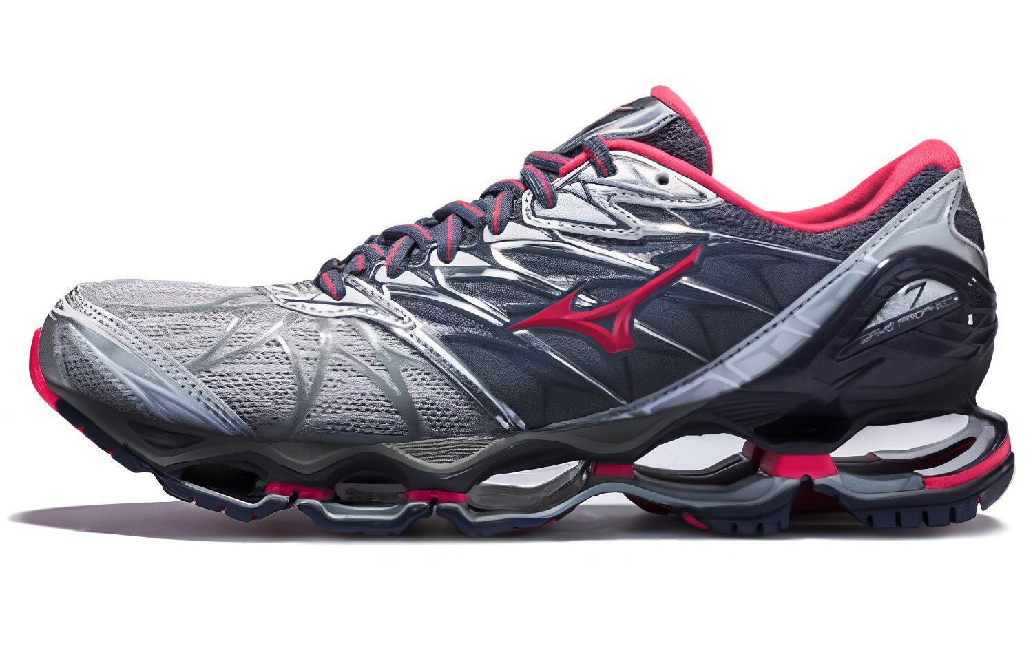 (Women) Mizuno Wave Prophecy 7 'Grey Red' J1GD180064