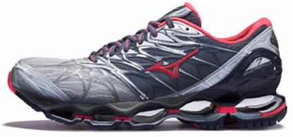 (Women) Mizuno Wave Prophecy 7 'Grey Red' J1GD180064 (Women) Mizuno Wave Prophecy 7 'Grey Red' J1GD180064