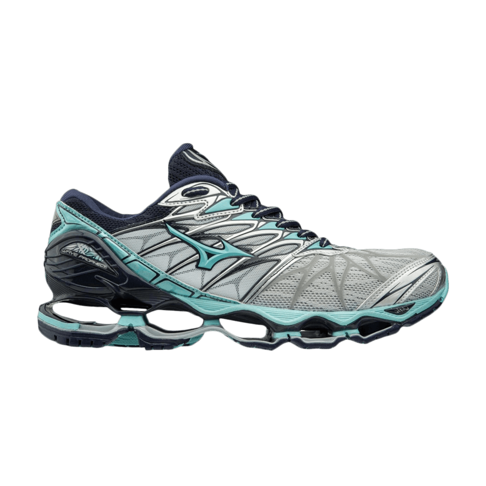 (Women) Mizuno Wave Prophecy 7 'Grey Teal'  J1GD180031