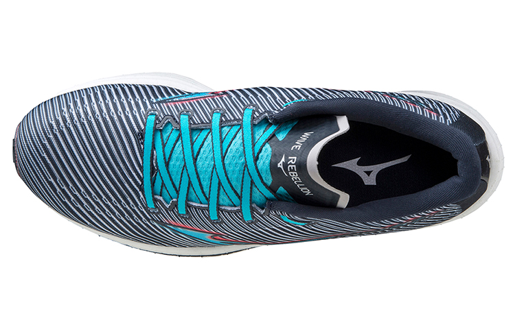 Lookbook (Women) Mizuno Wave Rebellion 'Black Blue' J1GD211728