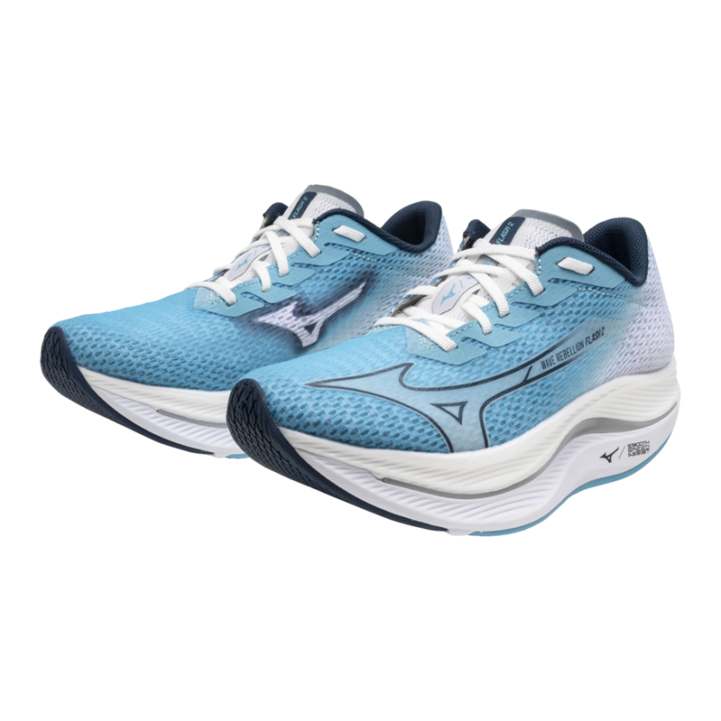 Lookbook (W) Mizuno Wave Rebellion Flash 2 'Biru Sungai' J1GD243571