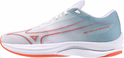 (Women) Mizuno Wave Rebellion Sonic 2 'White Cayenne Grey Mist' J1GD243021 (Women) Mizuno Wave Rebellion Sonic 2 'White Cayenne Grey Mist' J1GD243021