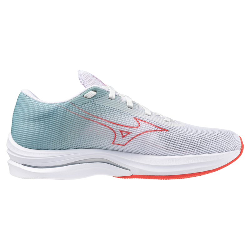 Order (Women) Mizuno Wave Rebellion Sonic 2 'White Cayenne Grey Mist' J1GD243021