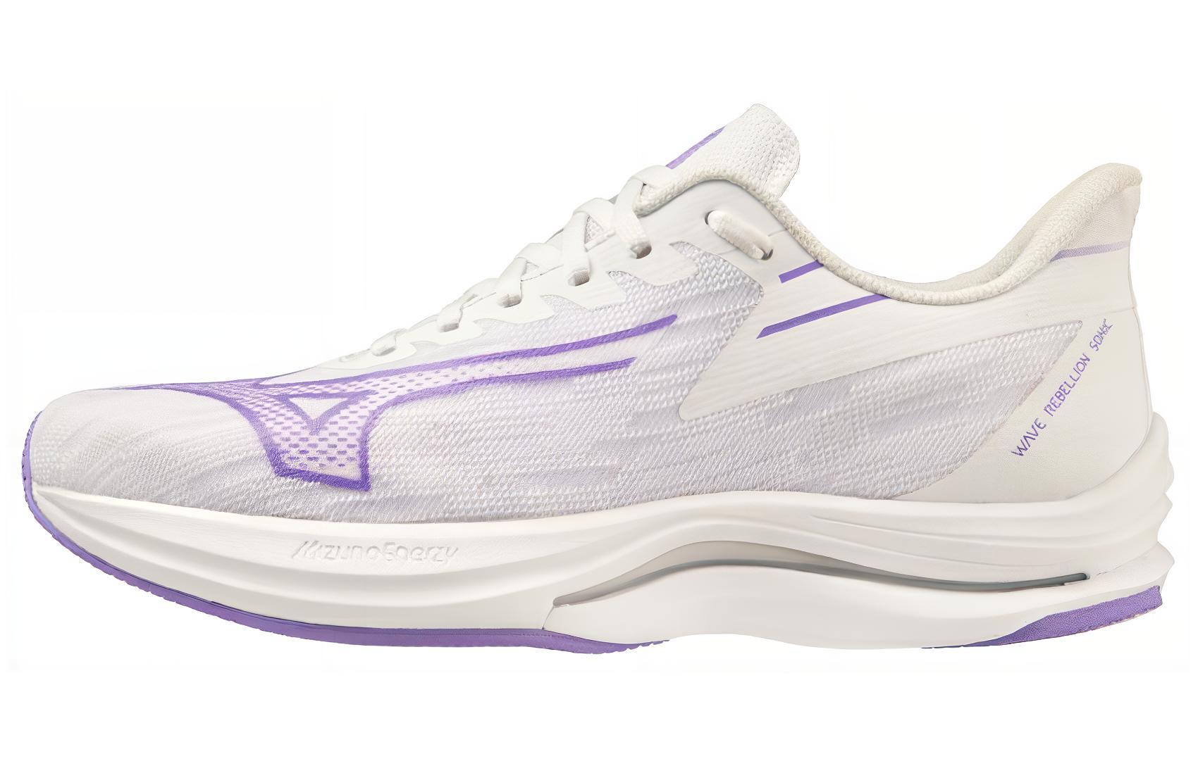 (Women) Mizuno Wave Rebellion Sonic Wide 'White Purple' J1GD239722