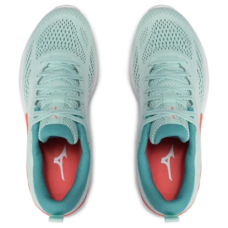 (W) Mizuno Wave Revolt 'Aqua Orange White' 圖 4