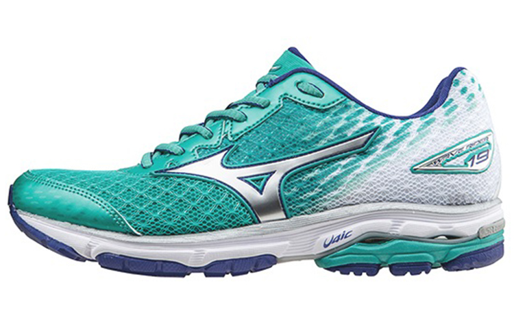 (Women) Mizuno Wave Rider 19 'Green Silver Blue'  J1GD160304