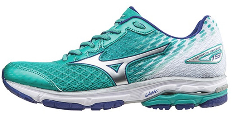 mizuno-wave-rider-19-green-silver-blue-wmns