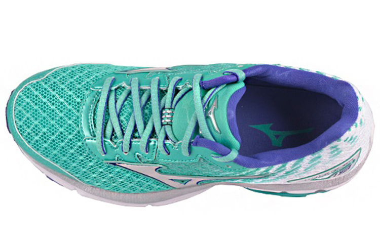 Lookbook (W) Mizuno Wave Rider 19 'Hijau Perak Biru' J1GD160304