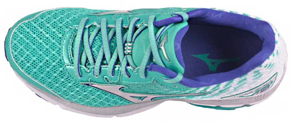 (W) Mizuno Wave Rider 19 'Hijau Perak Biru' J1GD160304 Lookbook (W) Mizuno Wave Rider 19 'Hijau Perak Biru' J1GD160304