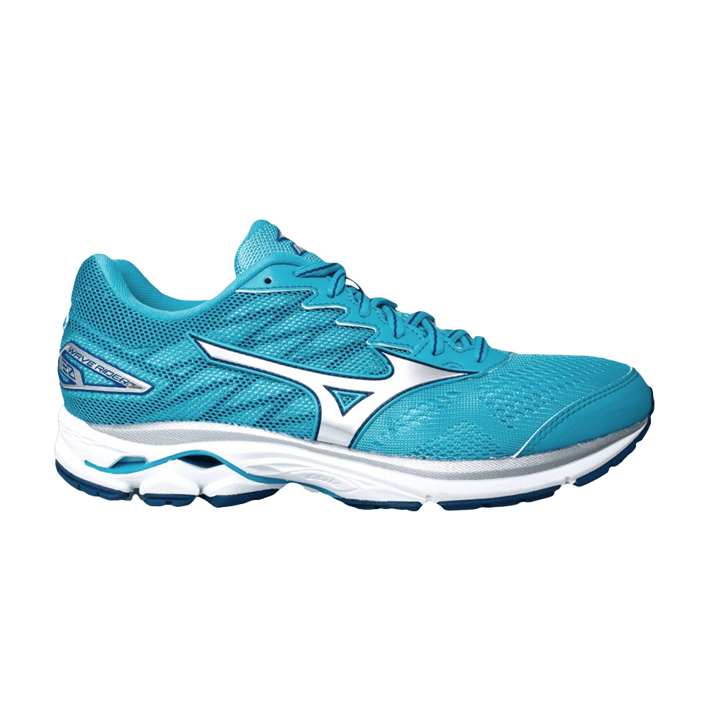 (Women) Mizuno Wave Rider 20 'Blue Atoll Silver'  J1GD170303