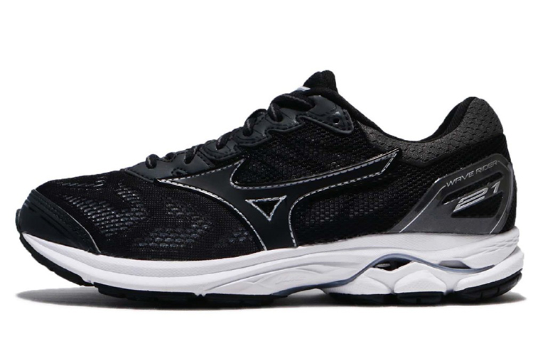 (Women) Mizuno Wave Rider 21 'Black'  J1GD180309