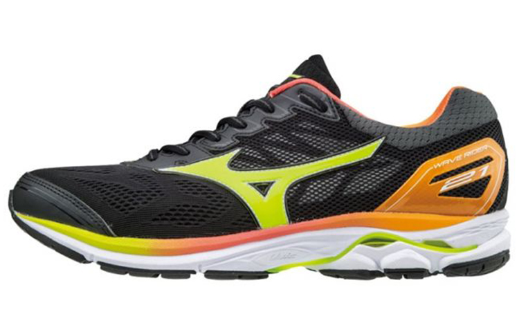 (Women) Mizuno Wave Rider 21 'Black Yellow' J1GD180844