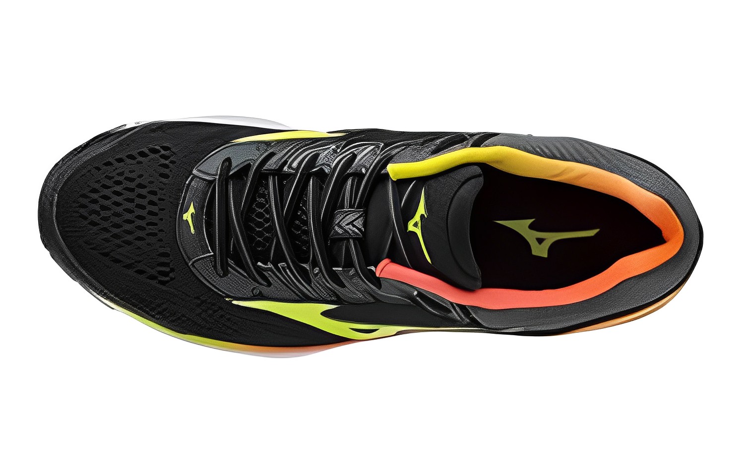 Lookbook (W) Mizuno Wave Rider 21 'Negro Amarillo' J1GD180844