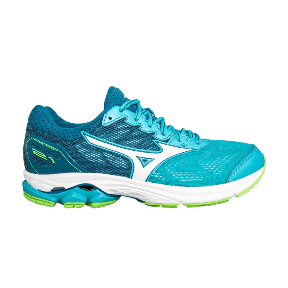 (Women) Mizuno Wave Rider 21 'Peacock Blue'  J1GD1803-07