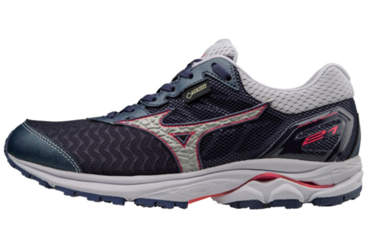 (Women) Mizuno Wave Rider 21 GTX 'Blue Grey Pink' J1GD187403