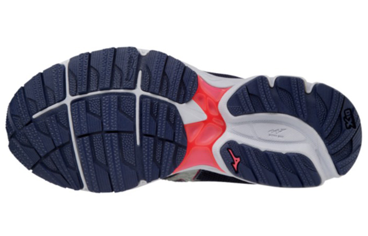 Lookbook (W) Mizuno Wave Rider 21 GTX 'Azul Gris Rosa' J1GD187403