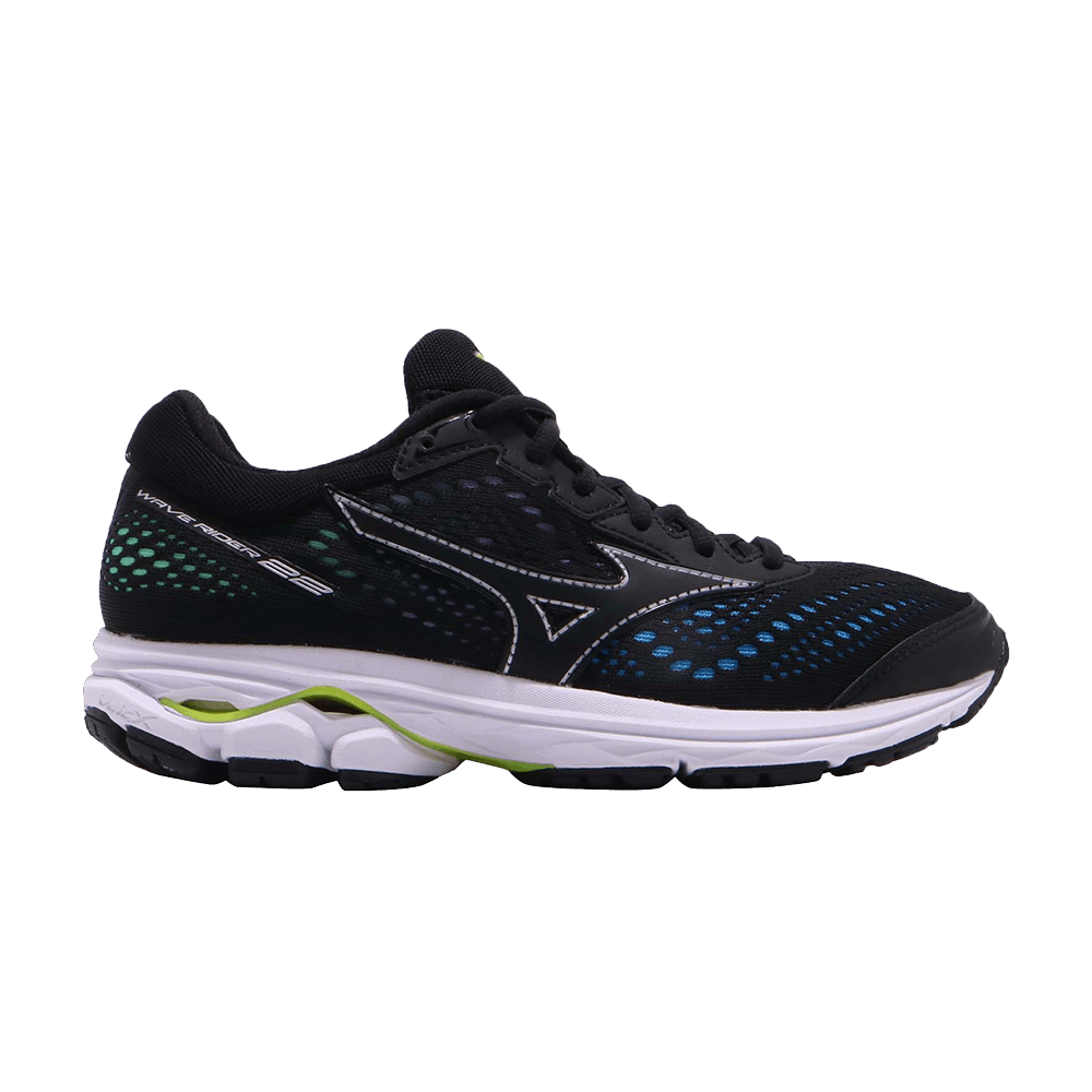 (Women) Mizuno Wave Rider 22 'Black'  J1GD183709