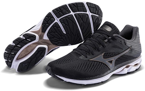 (W) Mizuno Wave Rider 23 'Hitam' J1GD190351 Lookbook (W) Mizuno Wave Rider 23 'Hitam' J1GD190351