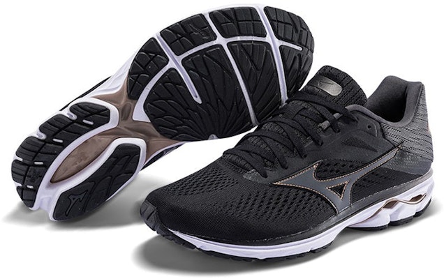 (Women) Mizuno Wave Rider 23 'Black' J1GD190351 Lookbook (Women) Mizuno Wave Rider 23 'Black' J1GD190351