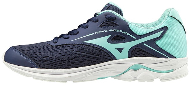 【鑑定詢問】Mizuno Wave Rider 23 Jr 運動跑步鞋 女款 藍綠 Buy 【鑑定詢問】Mizuno Wave Rider 23 Jr 運動跑步鞋 女款 藍綠