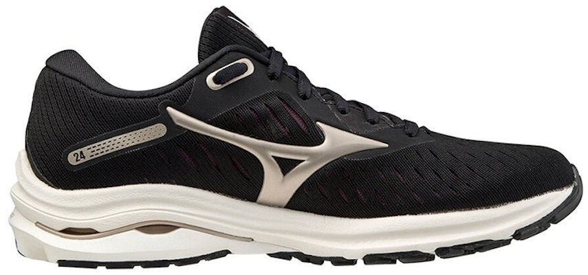 (Women) Mizuno Wave Rider 24 'Black Gold' J1GD200342 Order (Women) Mizuno Wave Rider 24 'Black Gold' J1GD200342