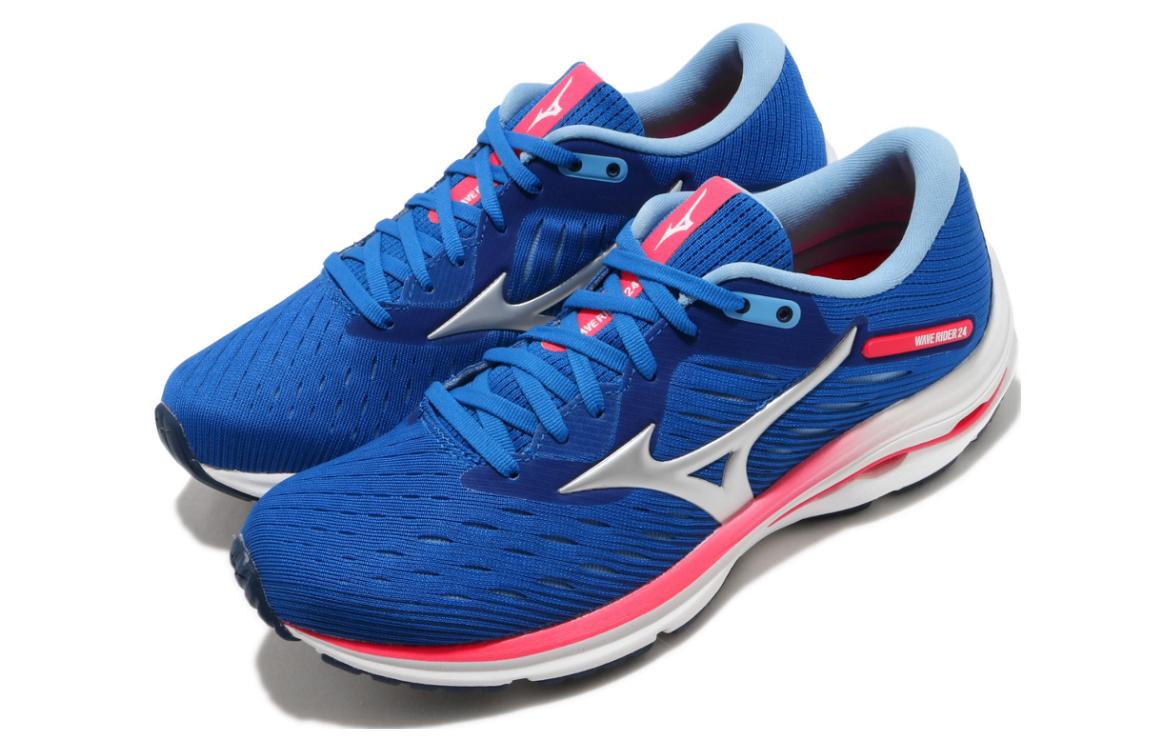 Lookbook (W) Mizuno Wave Rider 24 ''Blau Diva Pink'' J1GD200320