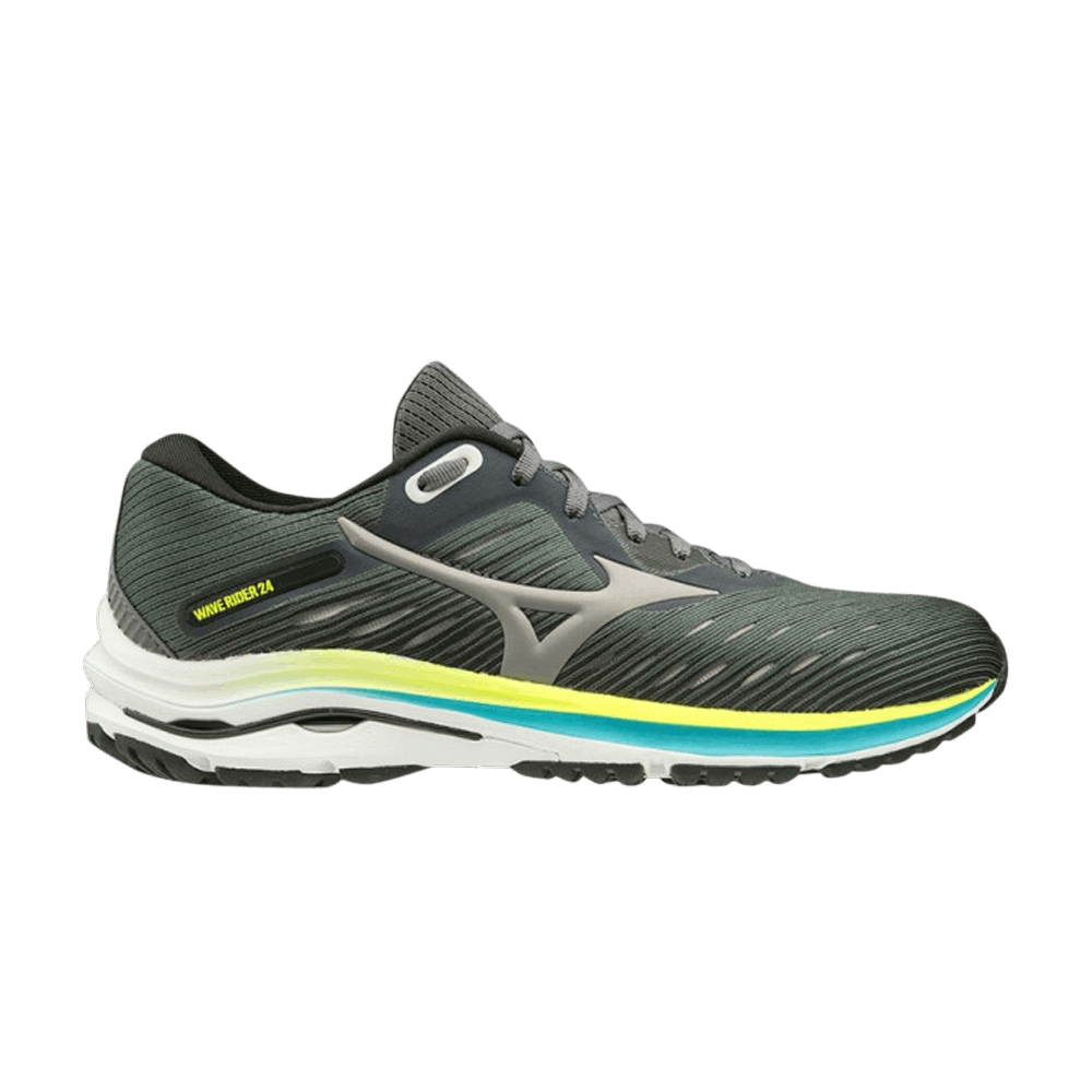(Women) Mizuno Wave Rider 24 'Castle Rock Scuba Blue'  J1GD200316