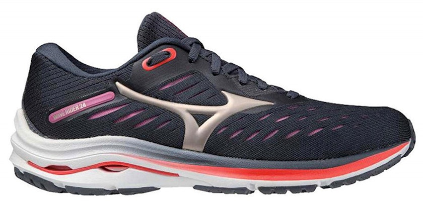 (Women) Mizuno Wave Rider 24 'Navy Red' J1GD200343 Order (Women) Mizuno Wave Rider 24 'Navy Red' J1GD200343