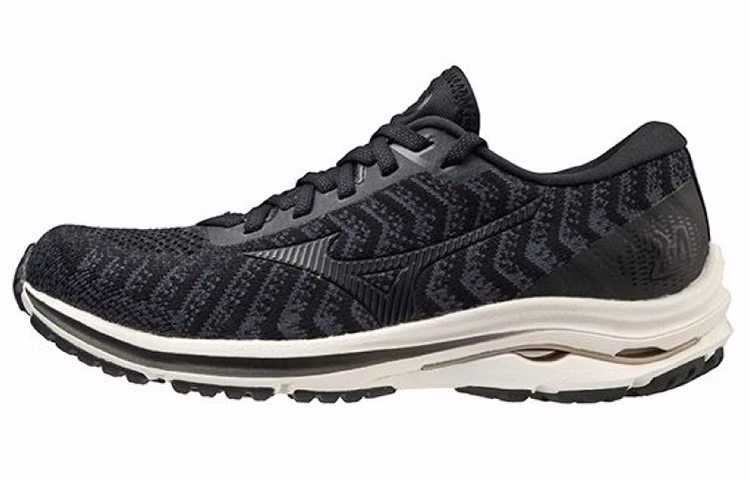 mizuno-wave-rider-24-waveknit-black-ivory-wmns