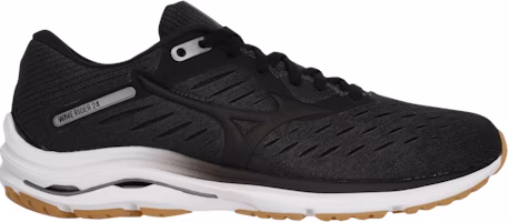 (Women) Mizuno Wave Rider 24 Wide 'Grey Black' J1GD200609 (Women) Mizuno Wave Rider 24 Wide 'Grey Black' J1GD200609
