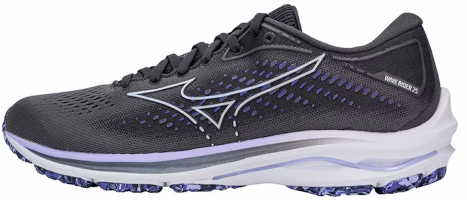 (Women) Mizuno Wave Rider 25 'Black Purple' J1GD210393 Buy (Women) Mizuno Wave Rider 25 'Black Purple' J1GD210393