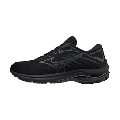 (W) Mizuno Wave Rider 25 'Black Quiet Shade'