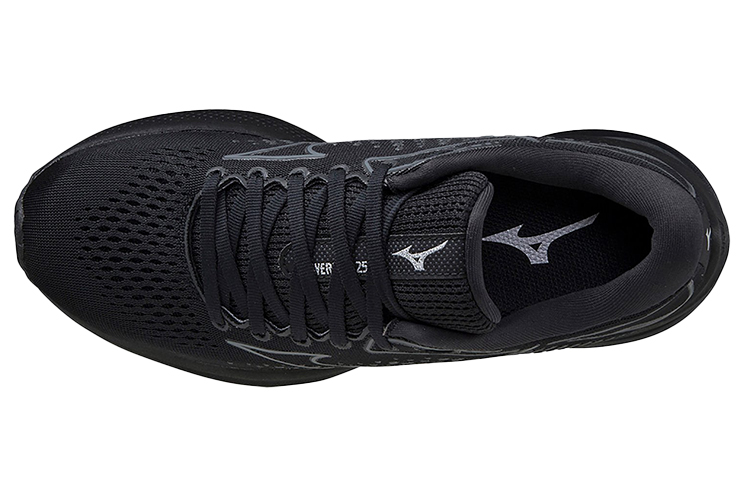 Lookbook (W) Mizuno Wave Rider 25 ''Nero Quiet Shade'' J1GD210335