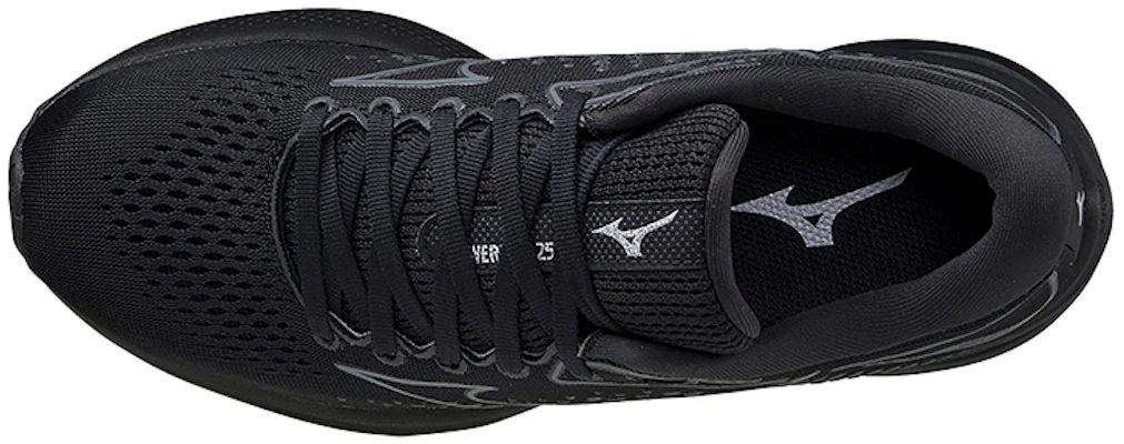 (W) Mizuno Wave Rider 25 ''Nero Quiet Shade'' J1GD210335 Lookbook (W) Mizuno Wave Rider 25 ''Nero Quiet Shade'' J1GD210335