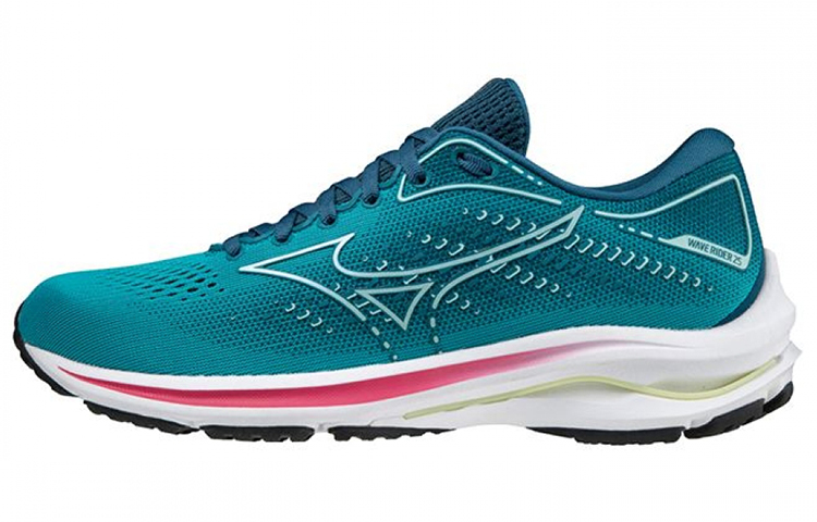(Women) Mizuno Wave Rider 25 'Blue Red' J1GD210388