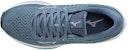 (W) Mizuno Wave Rider 25 'Quarry Pearl Blue' Lelaki Wanita Lari Kasut J1GD210323