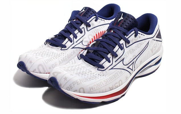 (W) Mizuno Wave Rider 25 'Putih Biru' J1GD215219 Lookbook (W) Mizuno Wave Rider 25 'Putih Biru' J1GD215219