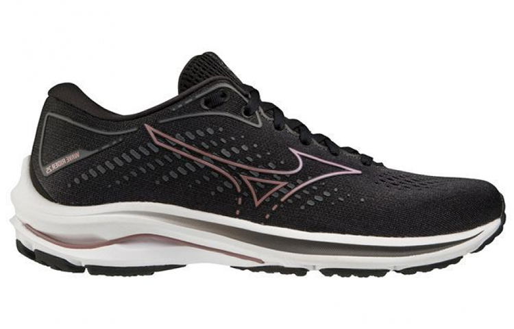 Order （女性）美津濃 Mizuno Wave Rider 25 寬楦版 '黑紫' J1GD210644