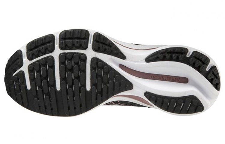 Shop (W) Mizuno Wave Rider 25 Super Wide ''Noir Violet'' J1GD210644