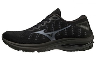 (Women) Mizuno Wave Rider 25 Waveknit 'Black' J1GD217515 (Women) Mizuno Wave Rider 25 Waveknit 'Black' J1GD217515