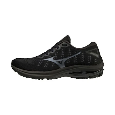 (W) Mizuno Wave Rider 25 Waveknit 'Black'